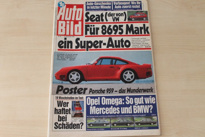 Deckblatt Auto Bild (51/1986)